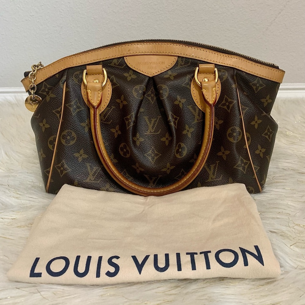 Louis Vuitton Monogram Tivoli leather hand bag